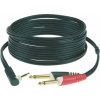 Klotz AY5A-0300 kabel 3m 2x jack mono - mini jack stereo kątowy